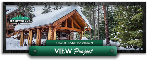 A picture of the trout lake pavilion.