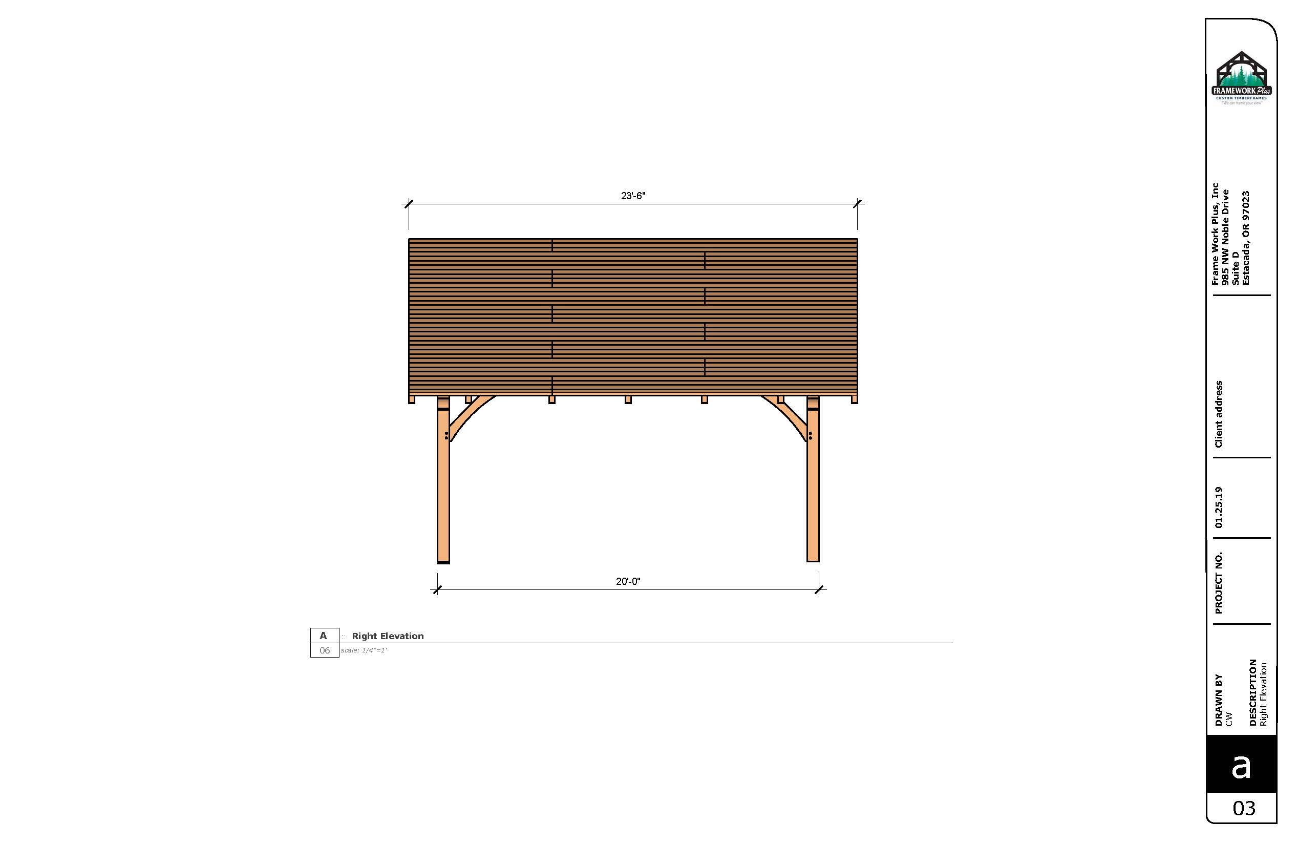 A drawing of the back side of a wooden bench.